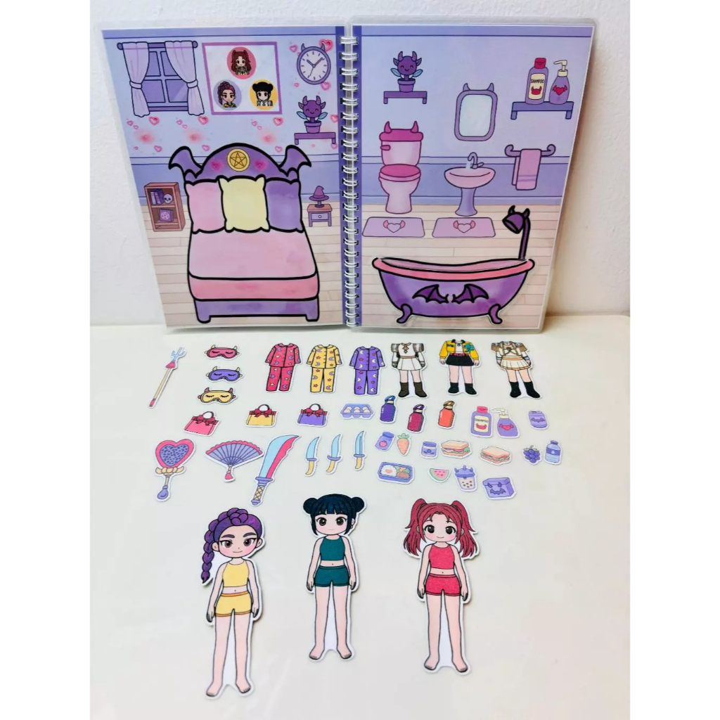 Jual 1B Paper Doll Kpop Demon Hunter Sudah Di Rakit Siap Main Mainan ...