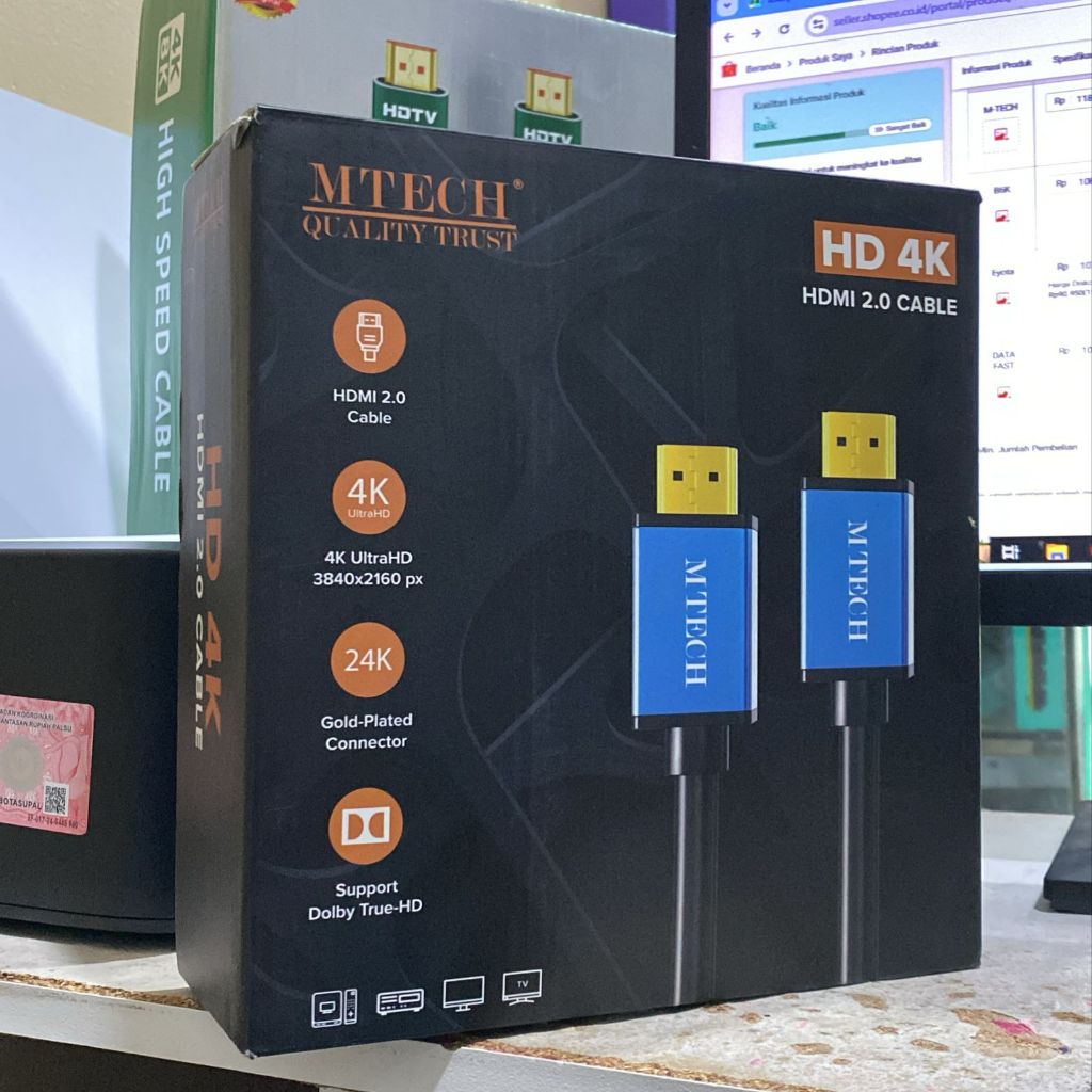 Jual Kabel HDMI 15Meter 4K ULTRA HD Premium V2.0 | Shopee Indonesia