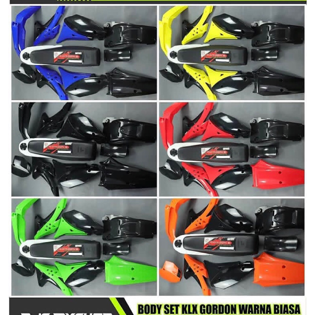 Jual body set klx gordon warna biasa | Shopee Indonesia