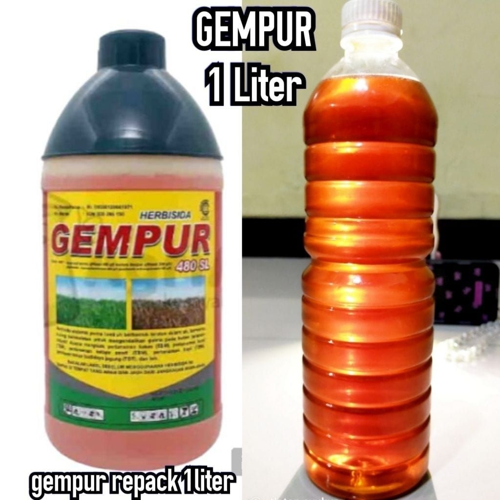 Jual obat rumput GEMPUR kemasan 1000ml(1Liter)tirisan drum sangat ampuh ...