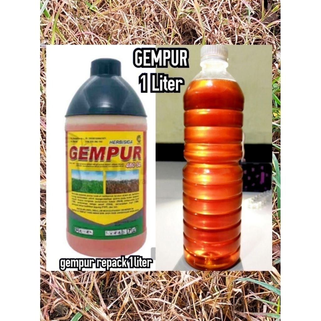 Jual obat rumput GEMPUR kemasan 1000ml(1Liter)tirisan drum.sangat ampuh ...
