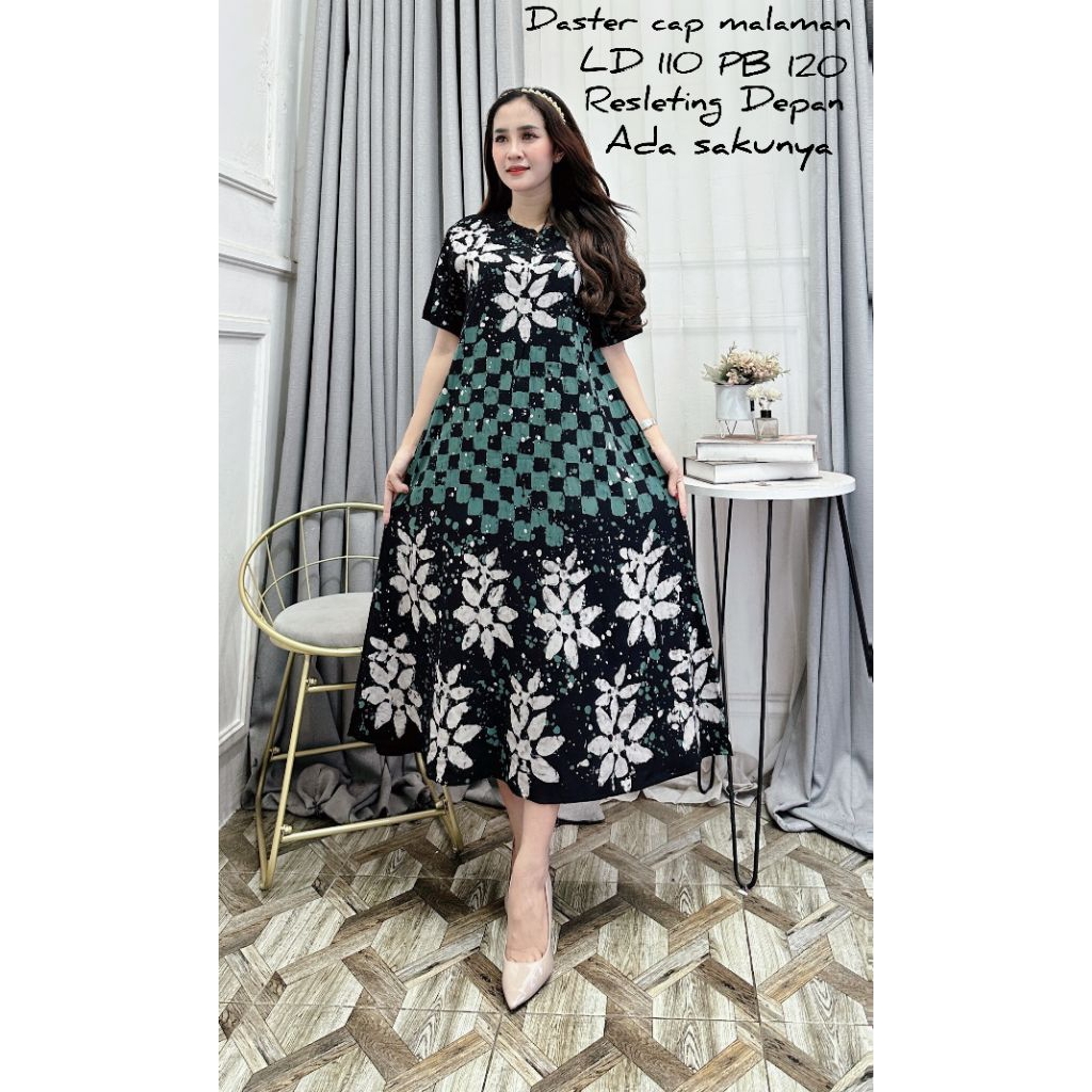 Daster Standar Modern Bahan Twill Rayon 8