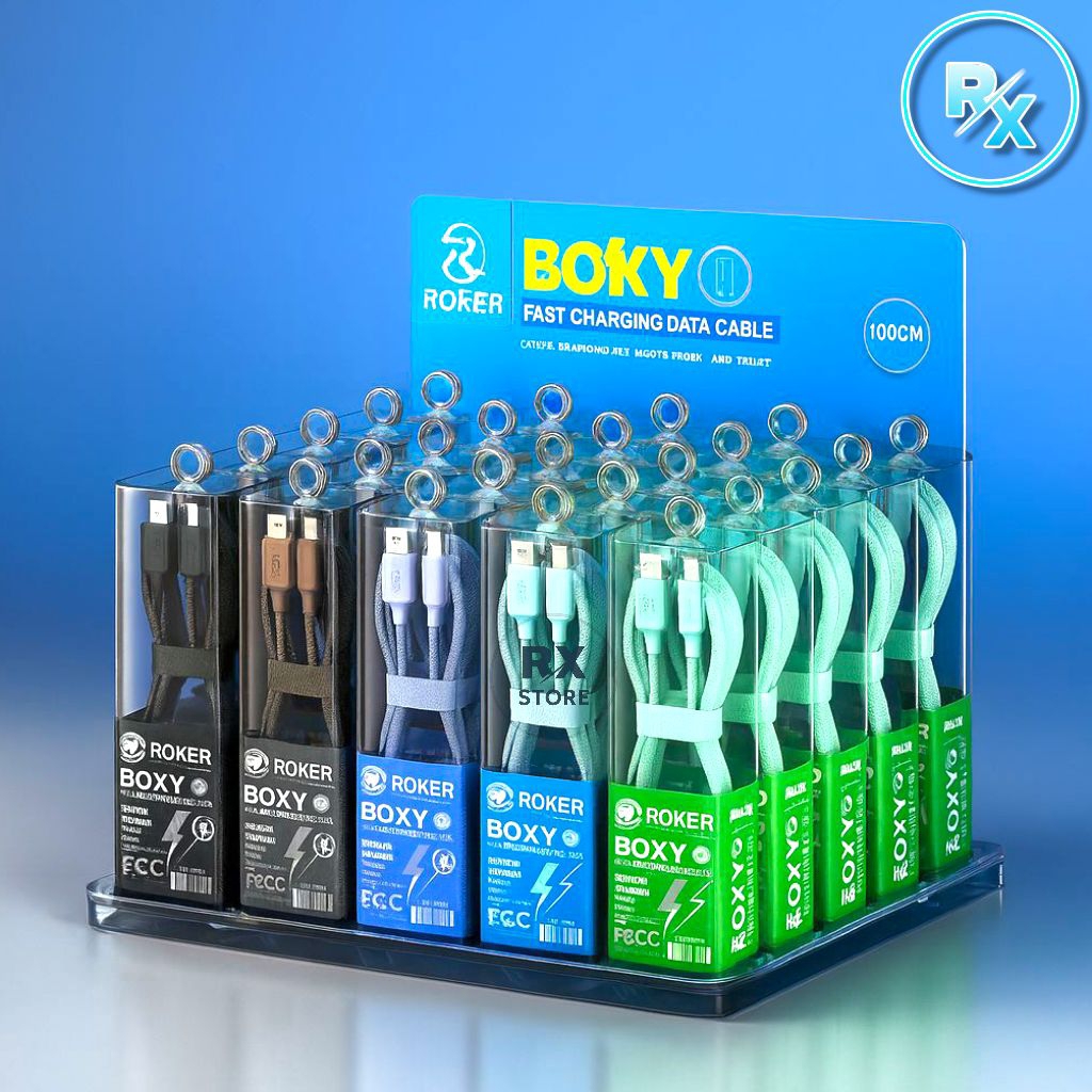 Jual [ECER] Kabel Data Roker Boxy RK-CBD53 Usb Micro Type C Lightning ...