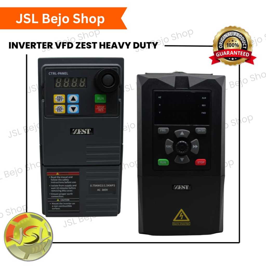 Jual ZEST Vector Inverter VFD Heavy Duty - Variable Frequency Drive ...