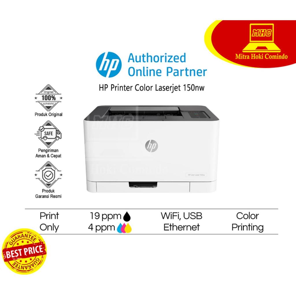 Jual Printer HP Color Laser 150nw HP Laserjet 150 nw Printer Laser 150 ...