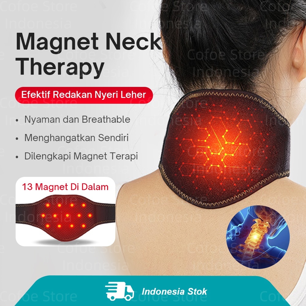 Jual Magnet Neck Therapy Alat Terapi Leher Magnetic Penghangat Leher ...