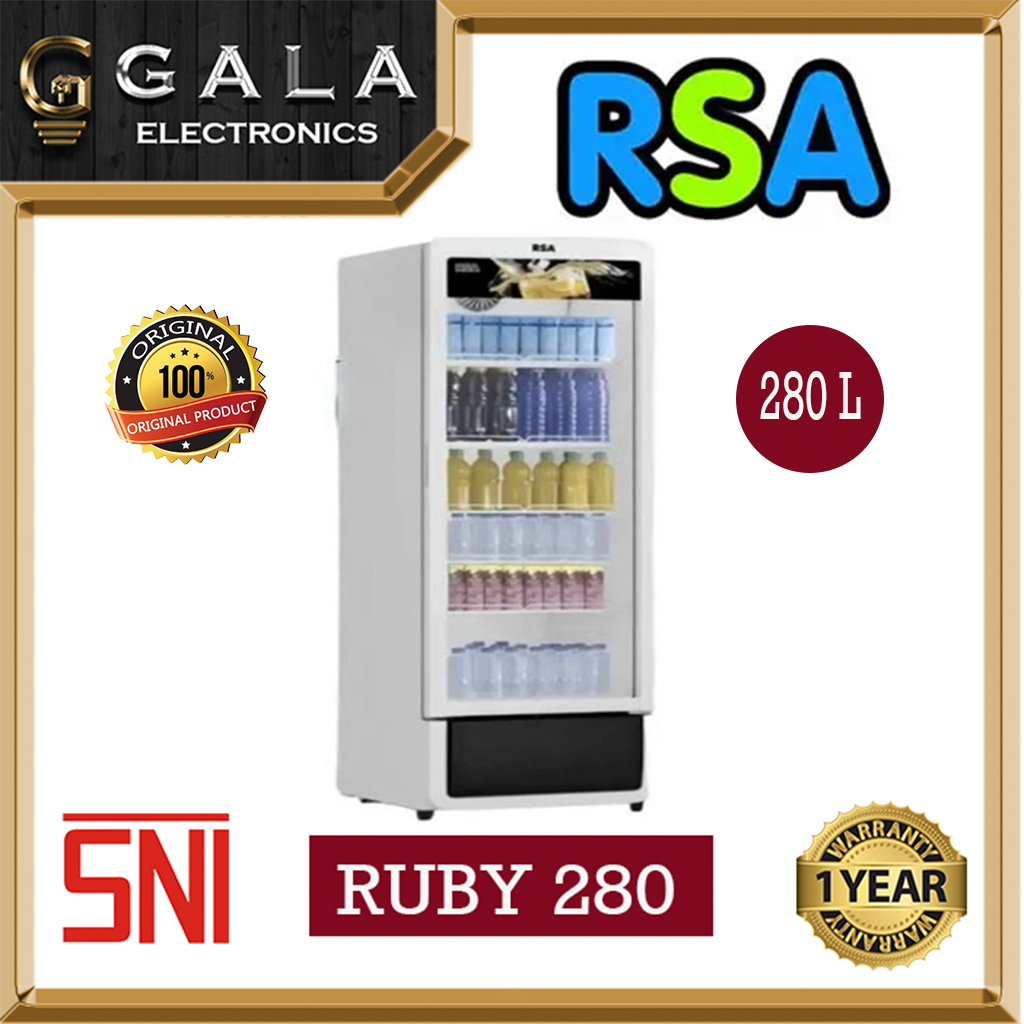 Jual Showcase Rsa RUBY 280 Tanpa Bunga Es No Frost (280 LITER) | Shopee ...