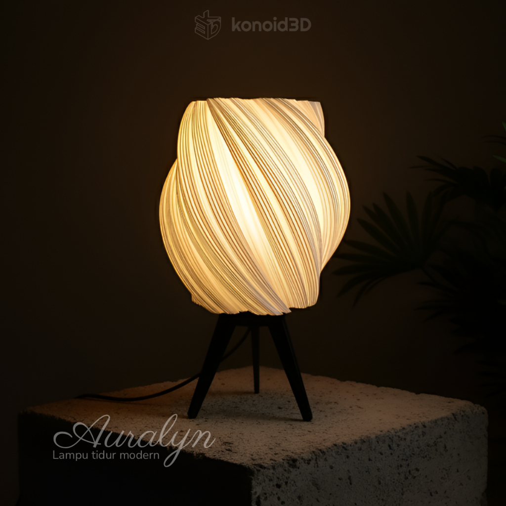 Jual Auralyn Lampu Meja Minimalis Estetik — Lampu Tidur Dekorasi ...