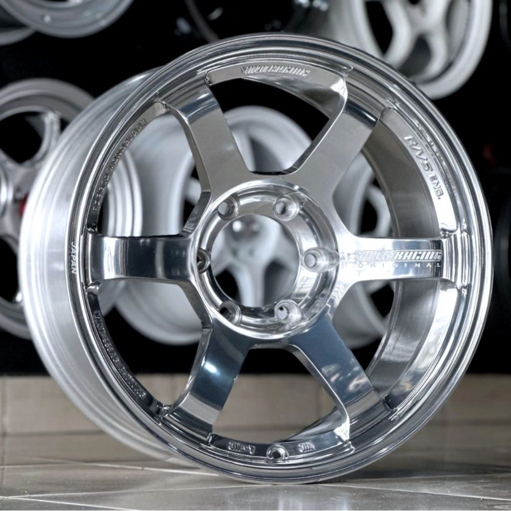 Jual velg racing te37 flow forming r18 pcd 6x139,7 lebar 9 velg mobil ...