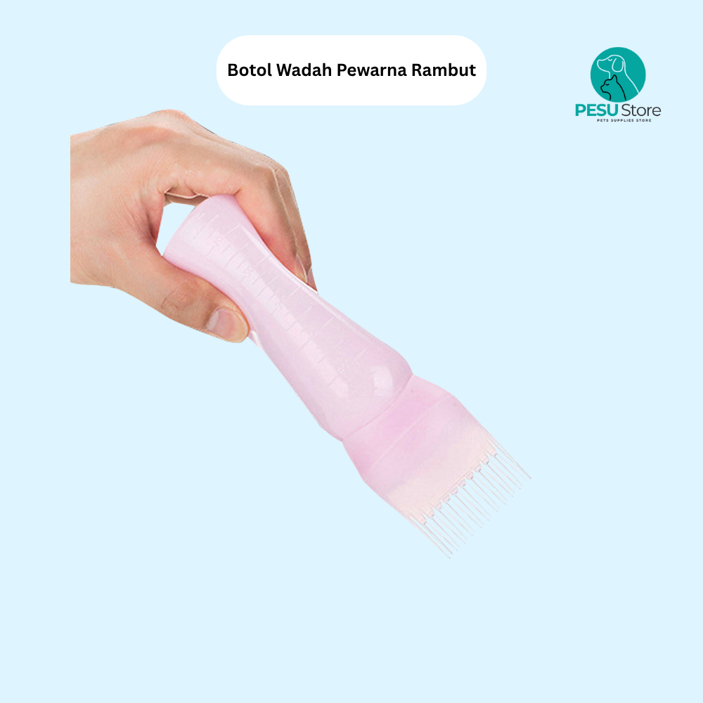 Jual Botol Aplikator Pewarna Rambut Multifungsi dengan Sisir – Wadah ...
