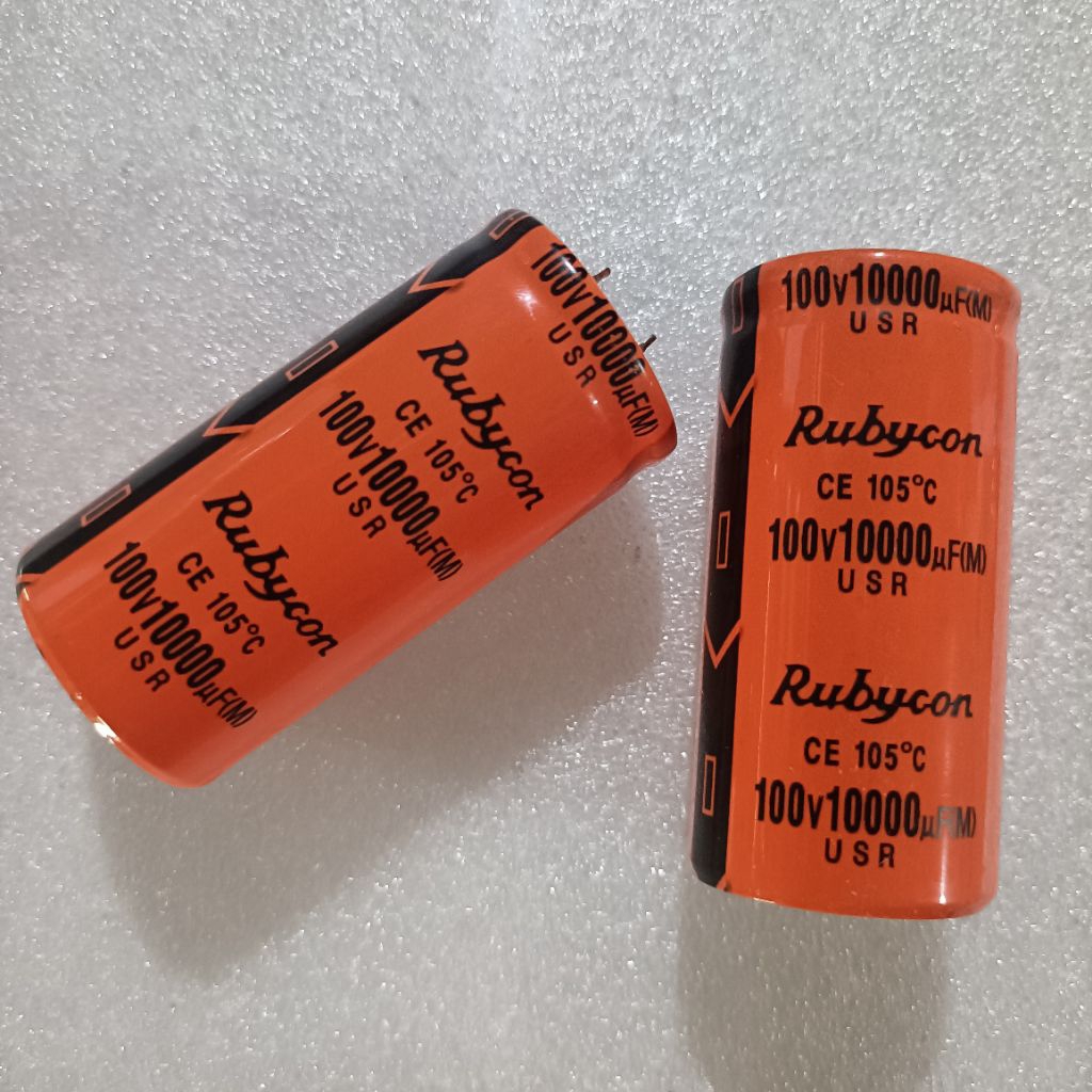 Jual Elco 100v 10000uf Rubycon orange USR original/Capasitor elko ...