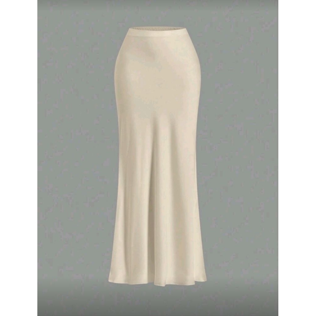 Jual Rok Panjang Polos Wanita Model Basic (AE 105) | Shopee Indonesia