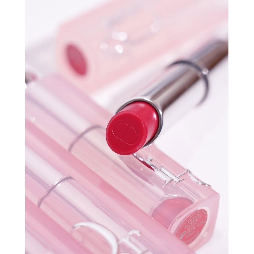 Jual D10R Addict lip glow lip balm complete box packaging | Shopee ...