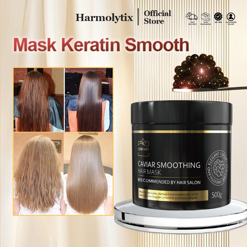 Jual Masker Rambut Kering dan Mengembang Hair Mask Kaviar keratin ...