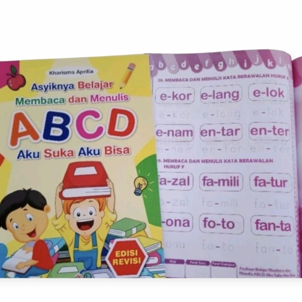 Jual Buku Anak TK PAUD Belajar Membaca & Menulis ABC | CAG | Shopee ...