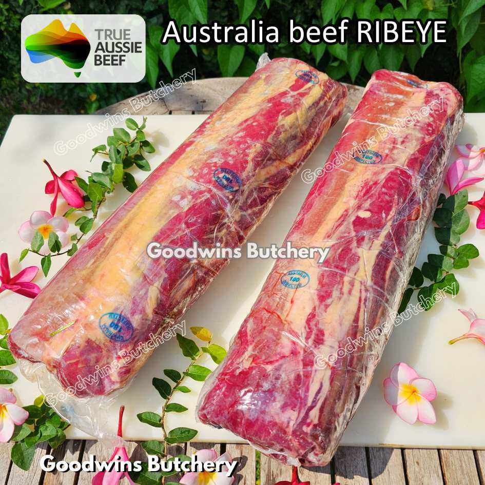 Jual Beef RIBEYE Australia whole cut utuh 1.8kg | brand Midfield Nolan ...