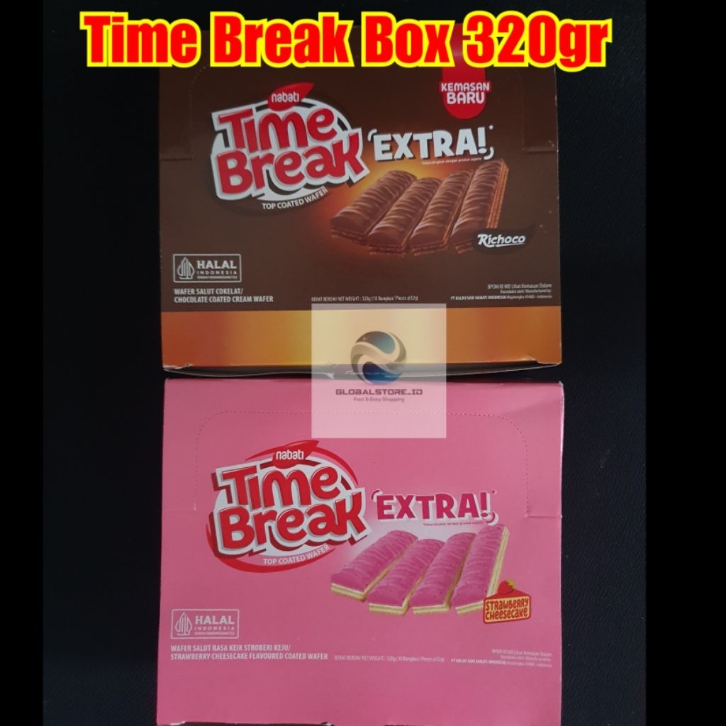 Jual Nabati Time Break Strawberry / Coklat Box 320g | Shopee Indonesia