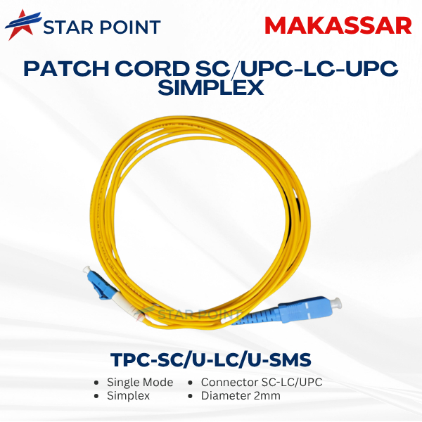 Jual Patch Cord FO SC-LC 2M | Fiber Optic SC/UPC-LC/UPC Single Mode ...