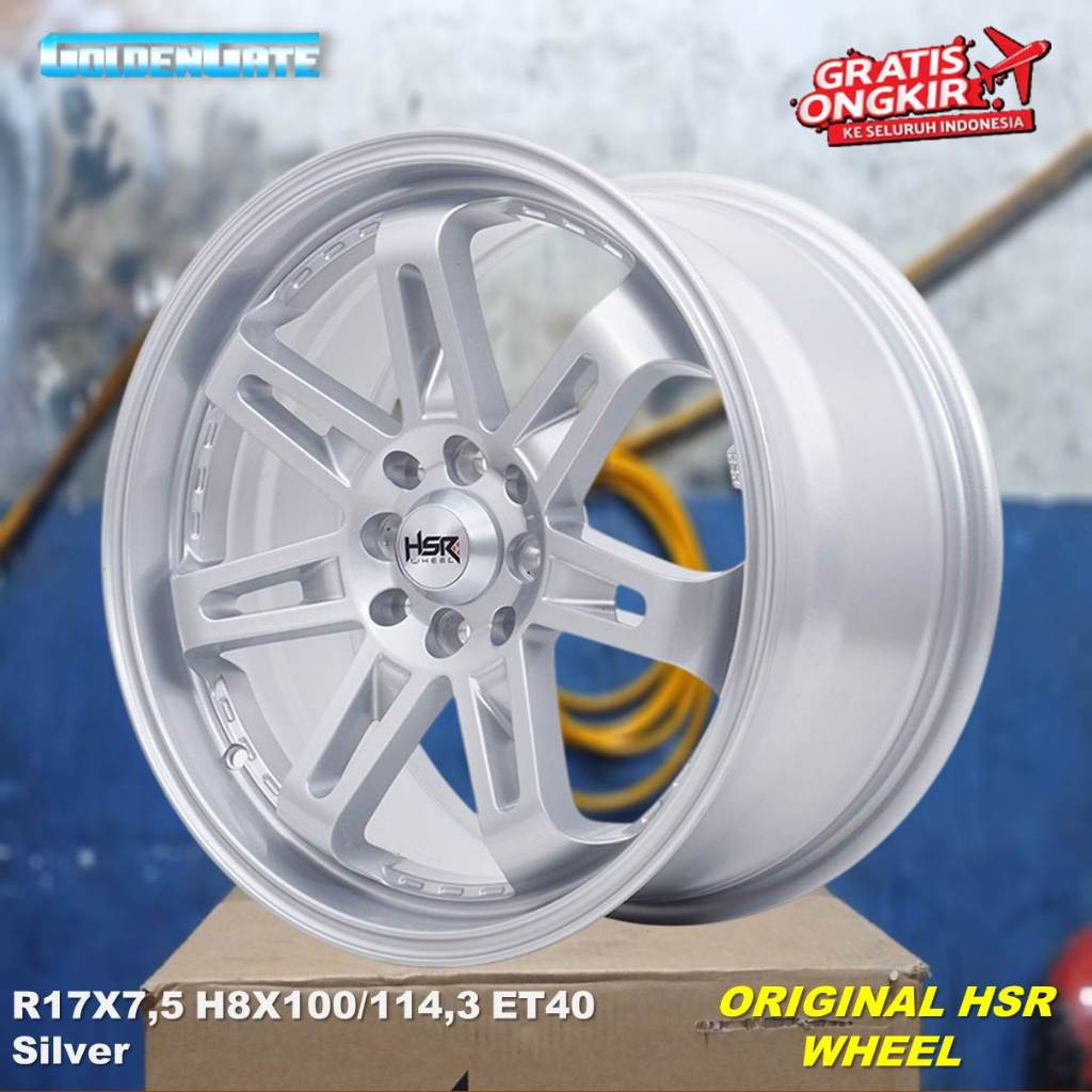 Jual Velg mobil r17 baut 4 hsr daimon lebar 7,5 rata body bisa untuk ...