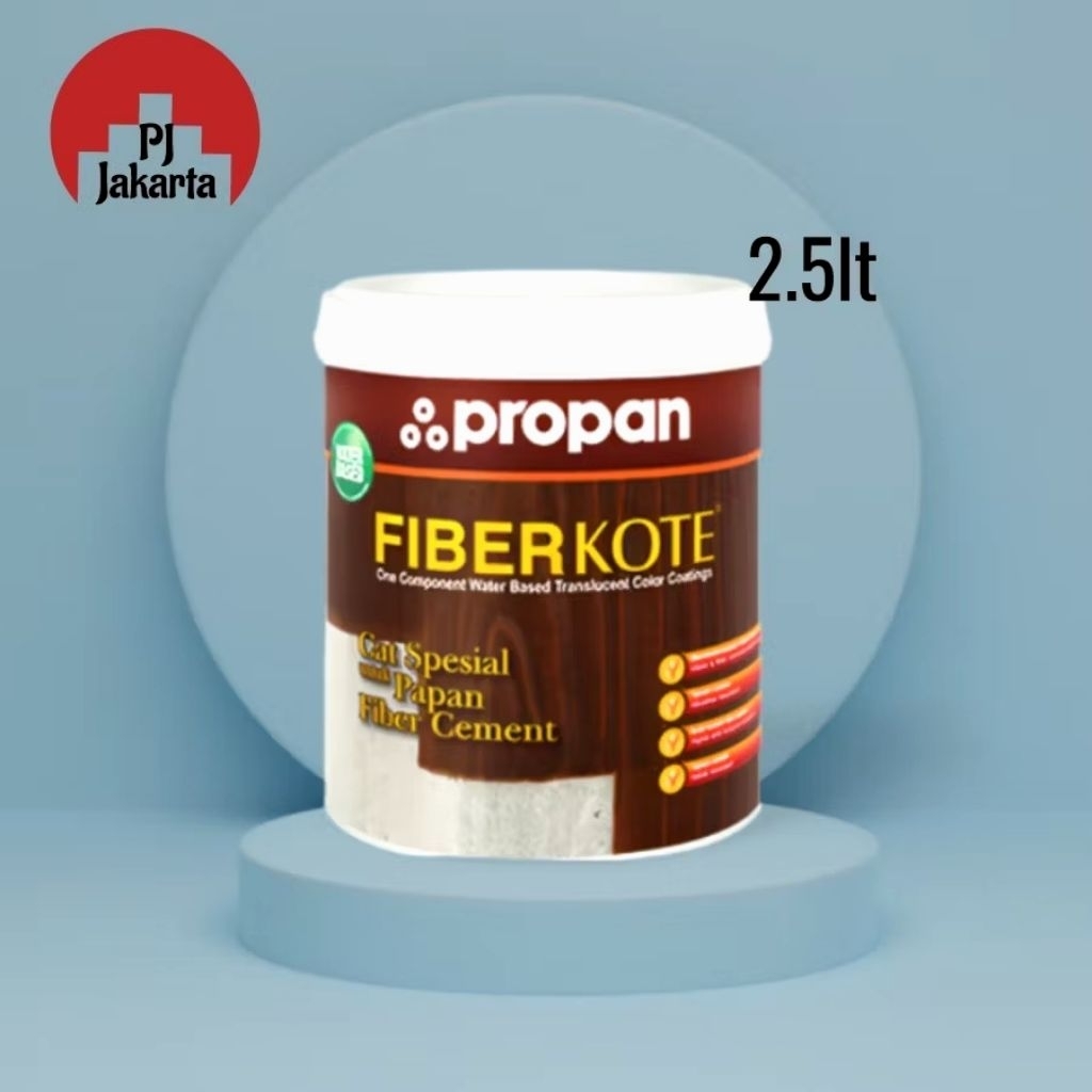 Jual Propan fiberkote 889 dof 2.5lt ready mix/custom warna / tinting ...
