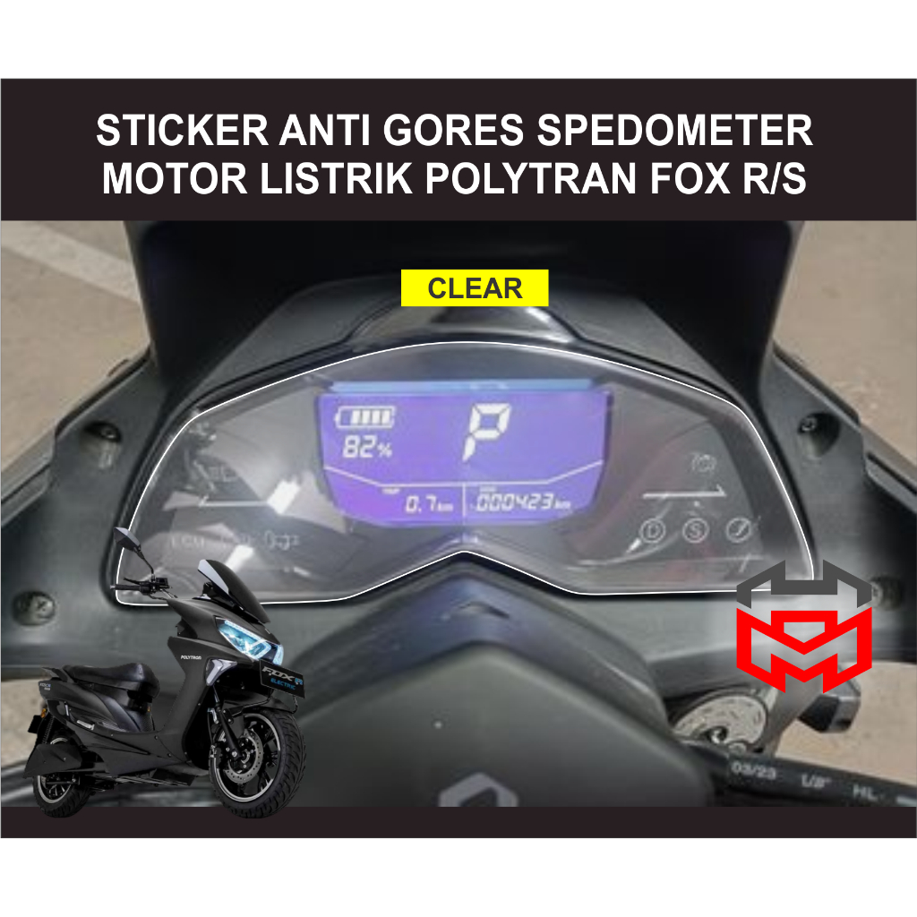 Jual STICKER ANTI GORES SPEEDOMETER POLYTRON FOX R/S | Shopee Indonesia