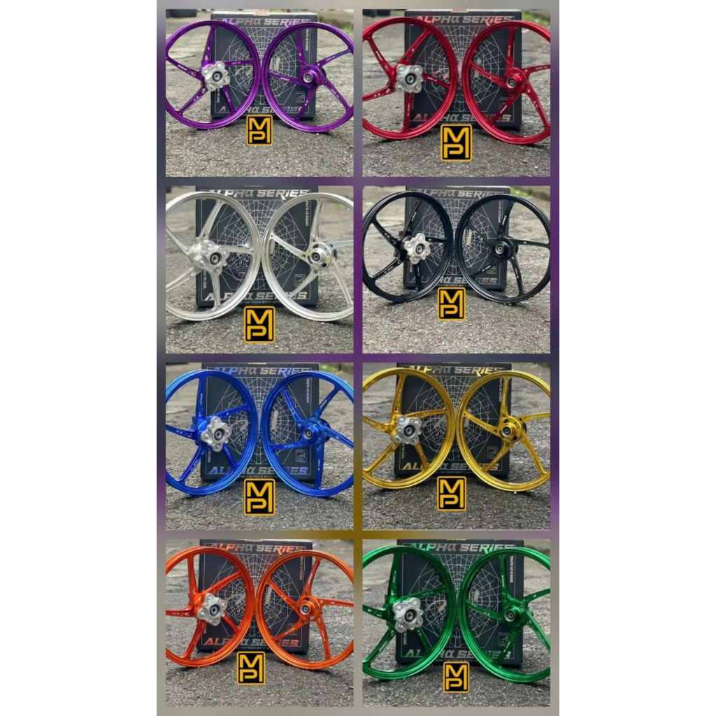 Jual AJI RACING MX KING SPORT RIM ALPHA SERIES CUSTOM HUB SIZE 140/140 ...