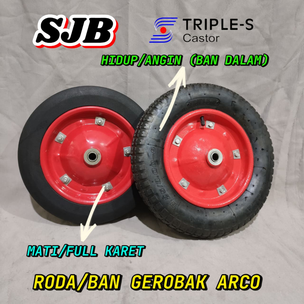 Jual RODA/BAN GEROBAK ARCO MATI/HIDUP | Shopee Indonesia
