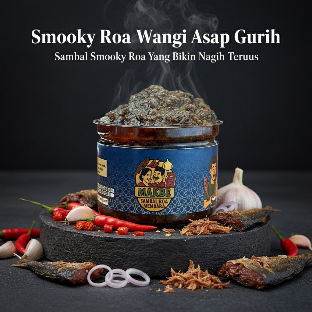Jual BARU Sambal Spicy Asap Ikan Roa - Sambel Roa 120 Gram - Kemasan ...