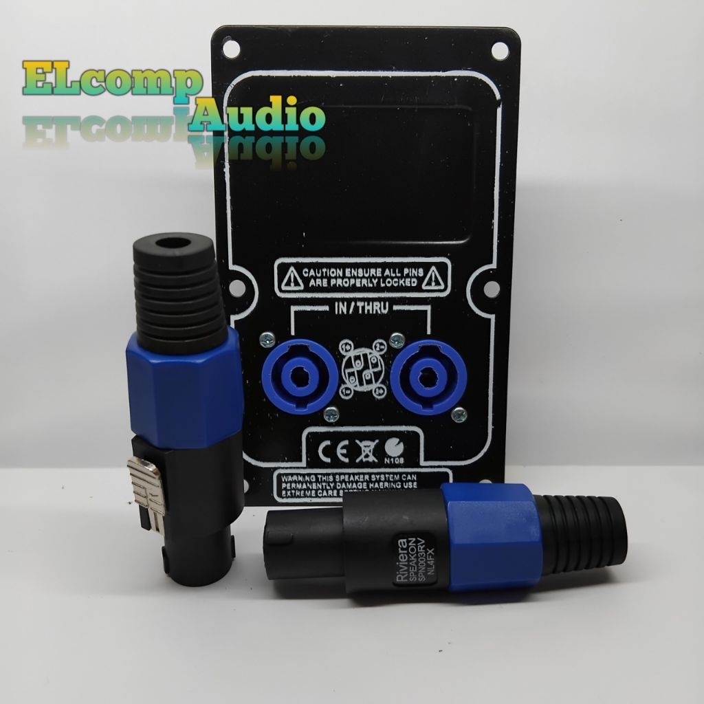 Jual Plat Spikon Model Datar 14.5cm X 9cm Plus Socket dan Jek Spikon ...