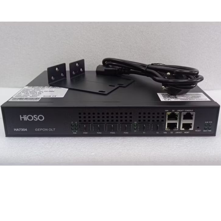 Jual HIOSO HA7304 EPON Olt 4pon Fiber Optic Equipment 4 SFP Ports Non ...