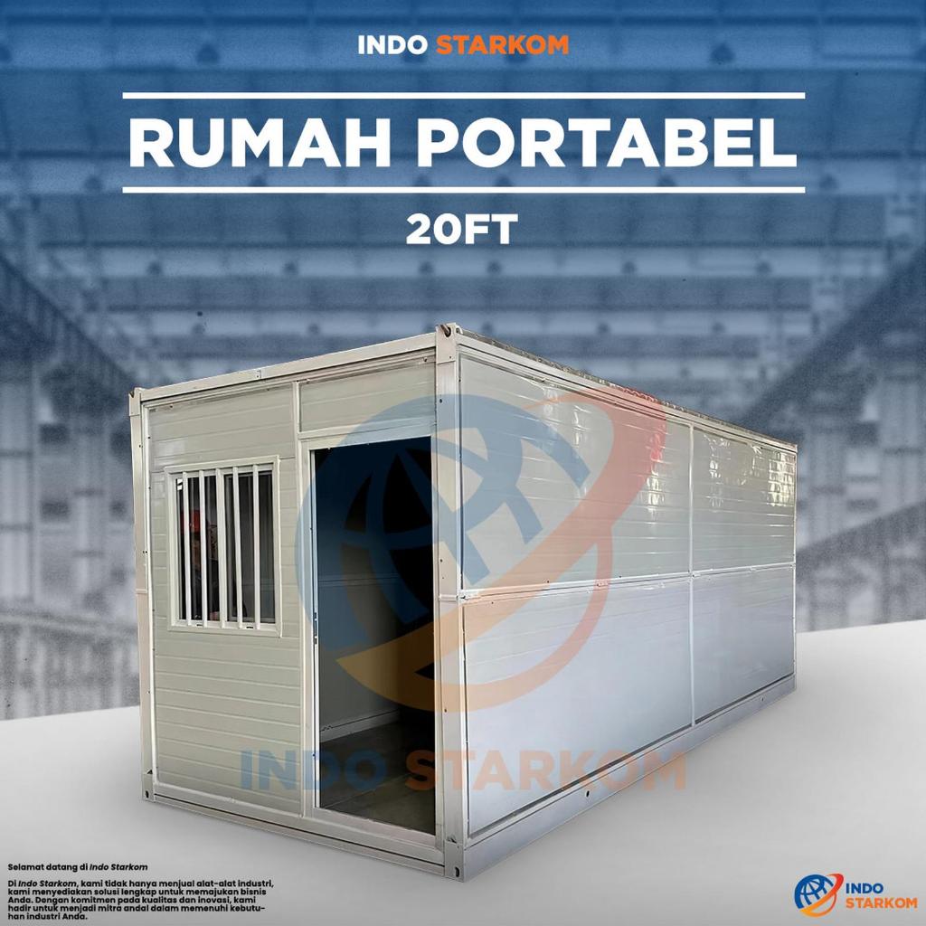 Jual Rumah Kontainer Portable Lipat 20 Feet Cbox Container Portable ...