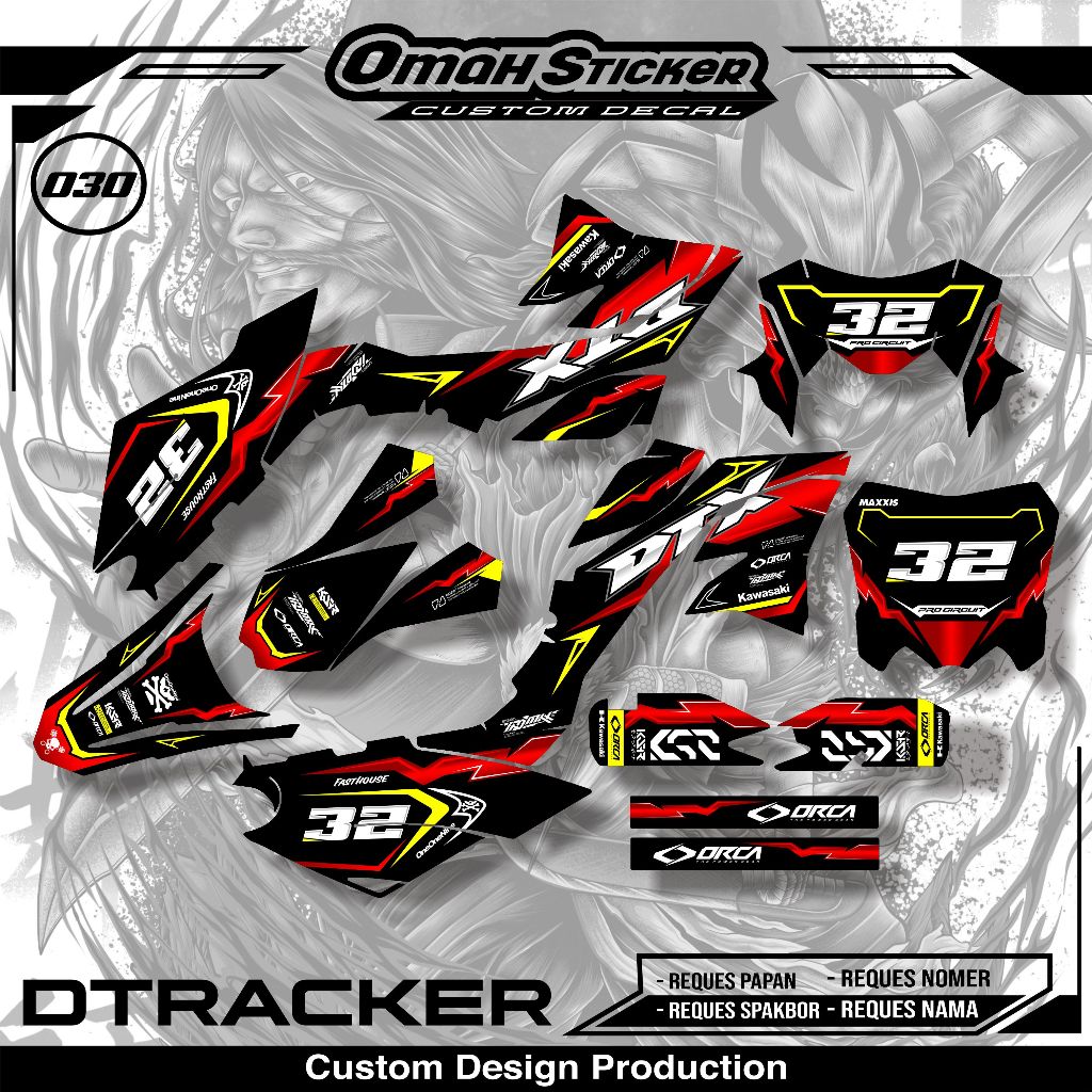 Jual decal dtracker 150 full body , decal dtracker custom full body ...