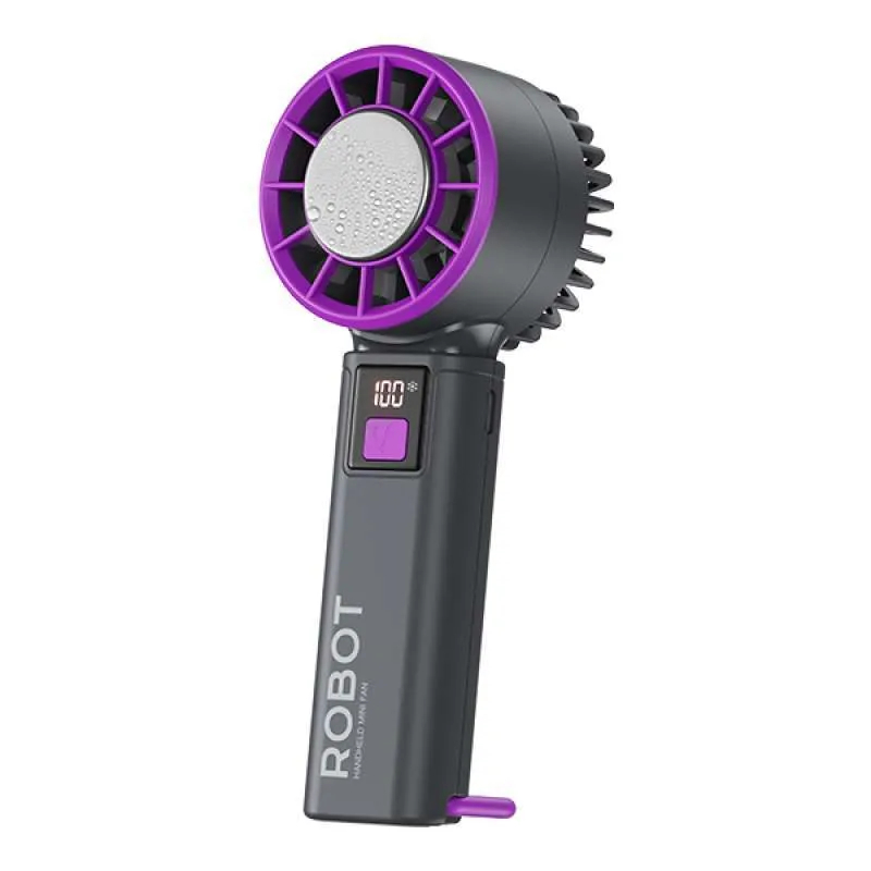 Jual ROBOT kipas Mini Fan Highspeed Handheld With LED RT-HF01 Pro ...