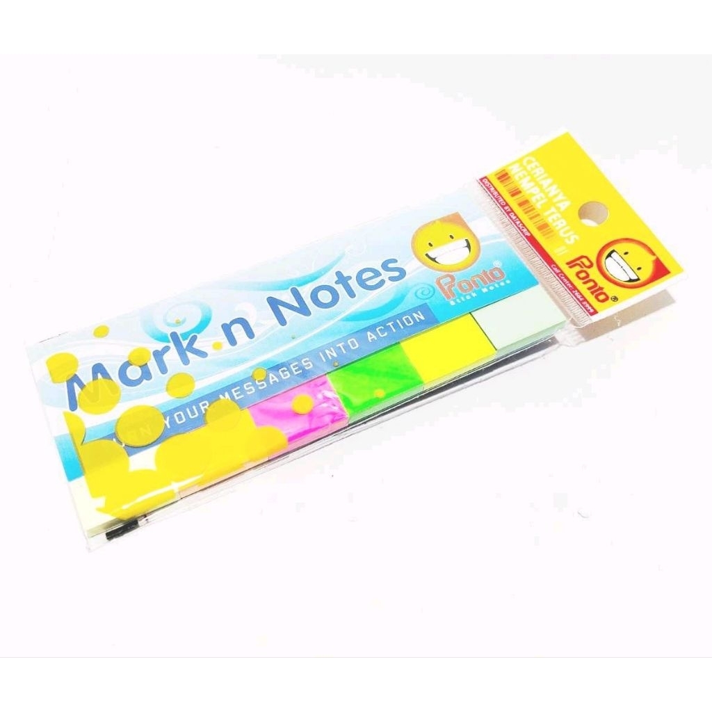 Jual Spesifikasi produk:Sticky notes 6 warna Bentuk persegi panjang ...