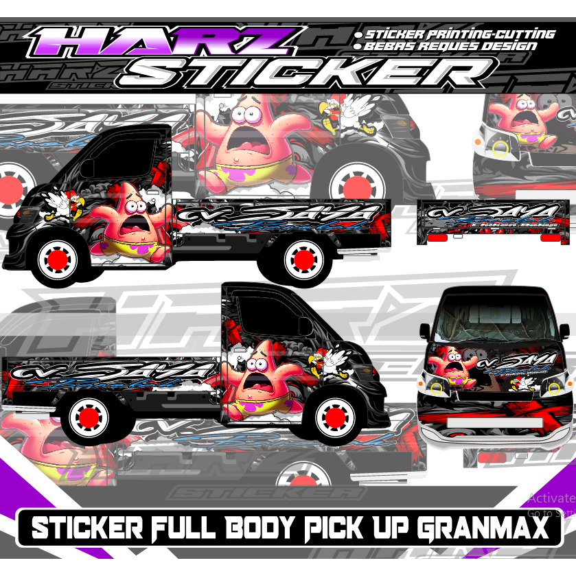 Jual Decal Stiker Granmax-Stiker Full Body Mobil Granmax-Stiker Bisa ...