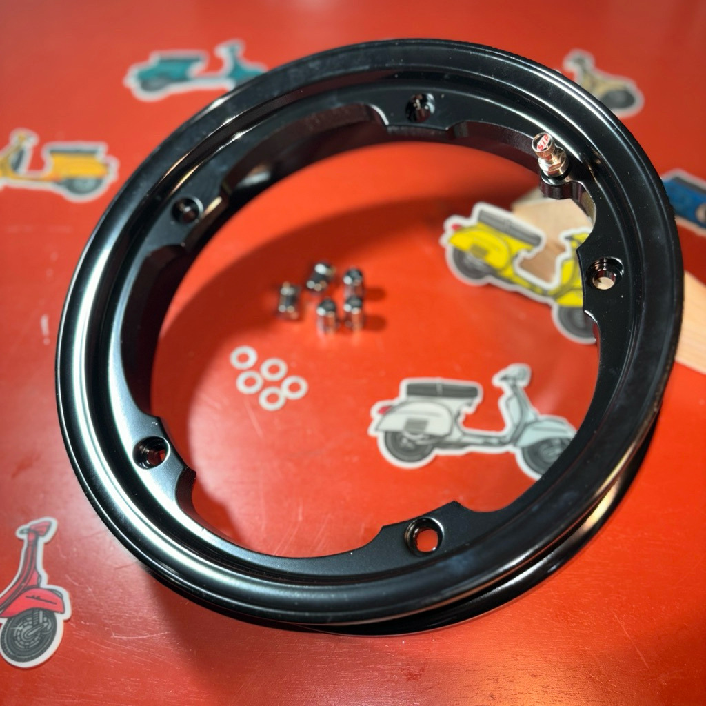 Jual VELG Pelek Rim Tubeless R10 CNC Hitam inc Pentil SIP Racing Part ...