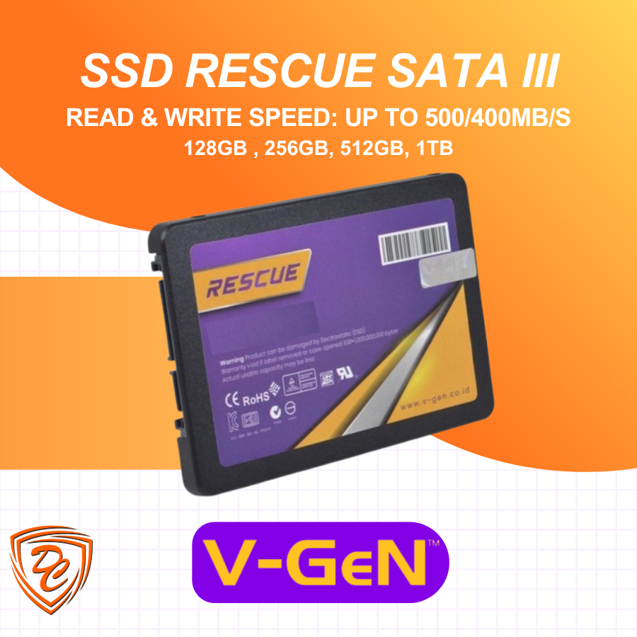 Jual SSD V-GeN Rescue 128GB / 256GB / 512GB / 1TB SATA 3 Solid State ...