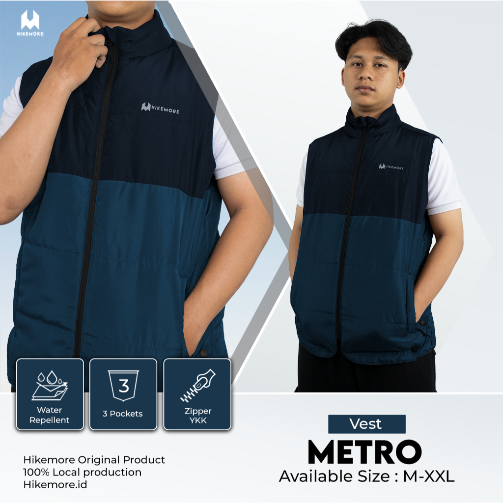 Jual Jaket Rompi Motor Touring Hikemore Metro Original | Shopee Indonesia