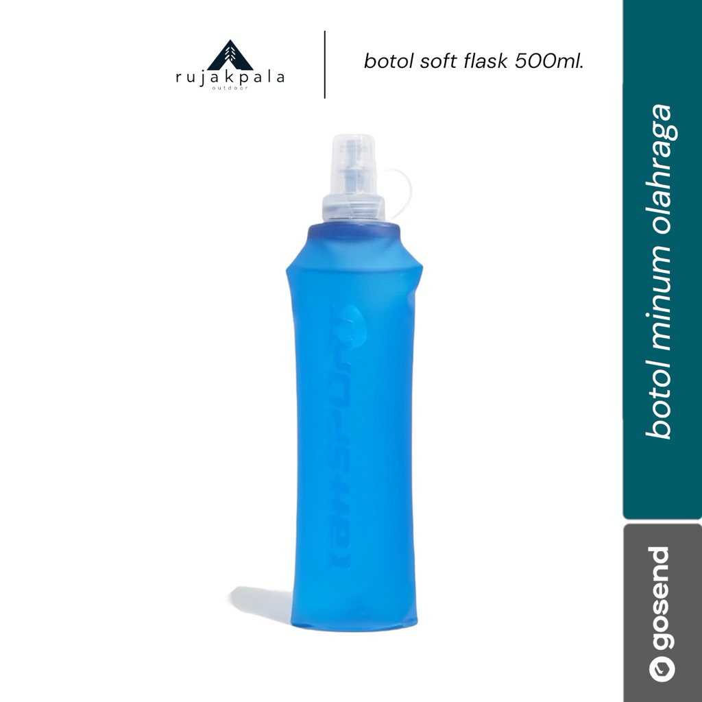 Jual TaffSPORT Botol Minum Soft Flask Foldable Sport Water 500ml - TF ...