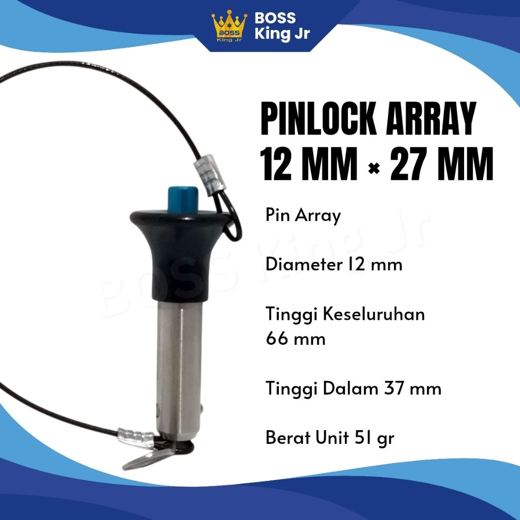 Jual PINLOCK ARRAY 12 MM × 27 MM - BORNEO | Shopee Indonesia