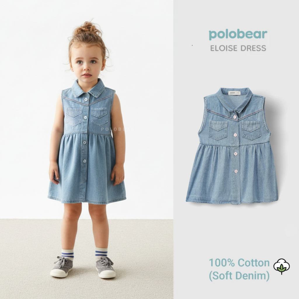 eloise denim dress Eloisa Denim Dress  Wild Oak Boutique
