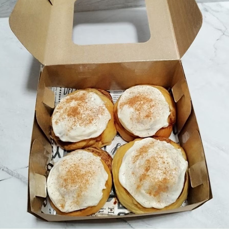 Jual Roti Cinnamon Rolls Cream Cheese Dengan Sourdough | Shopee Indonesia