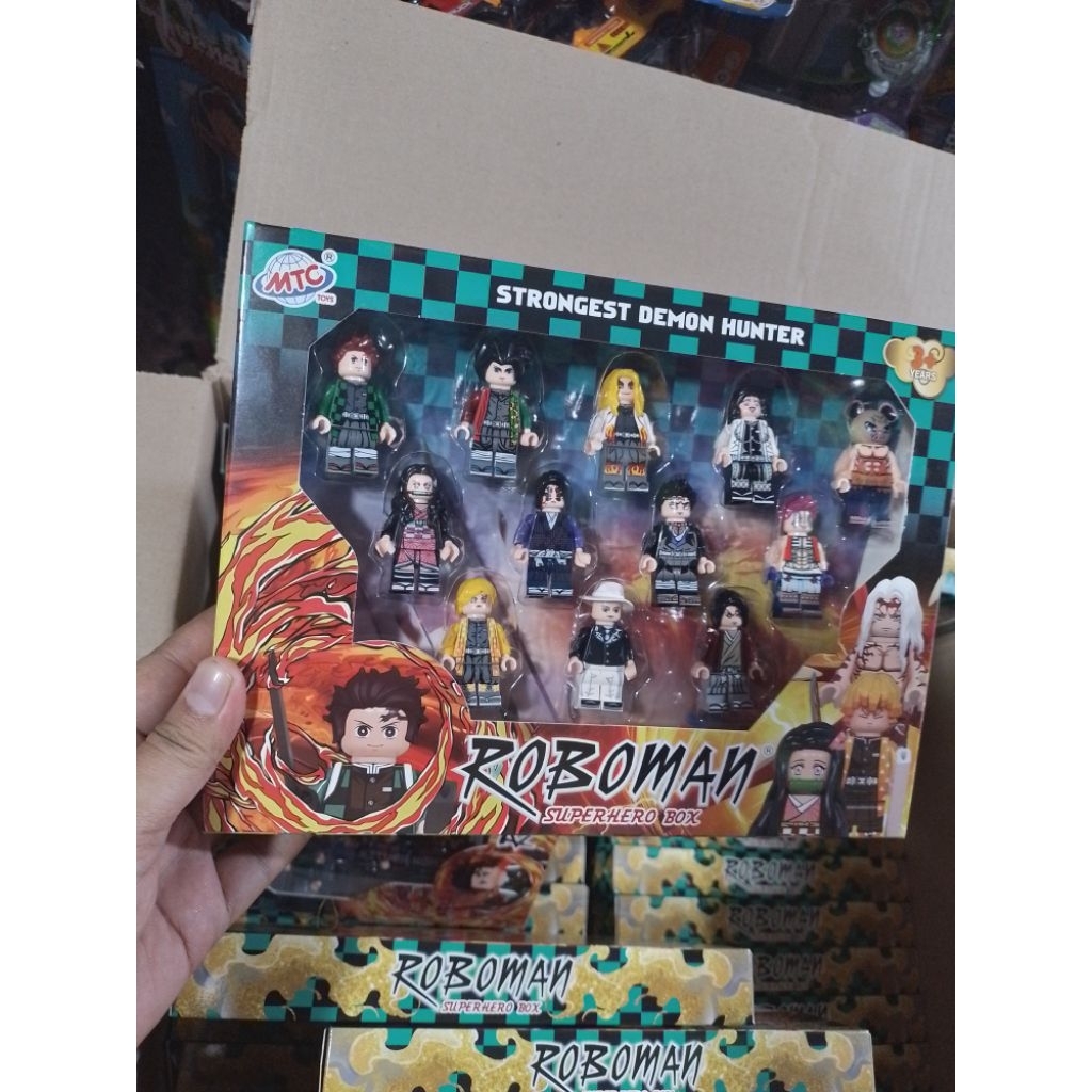 Jual 1 BOX ROBOMAN DEMON HUNTER ISI 12 PCS | Shopee Indonesia