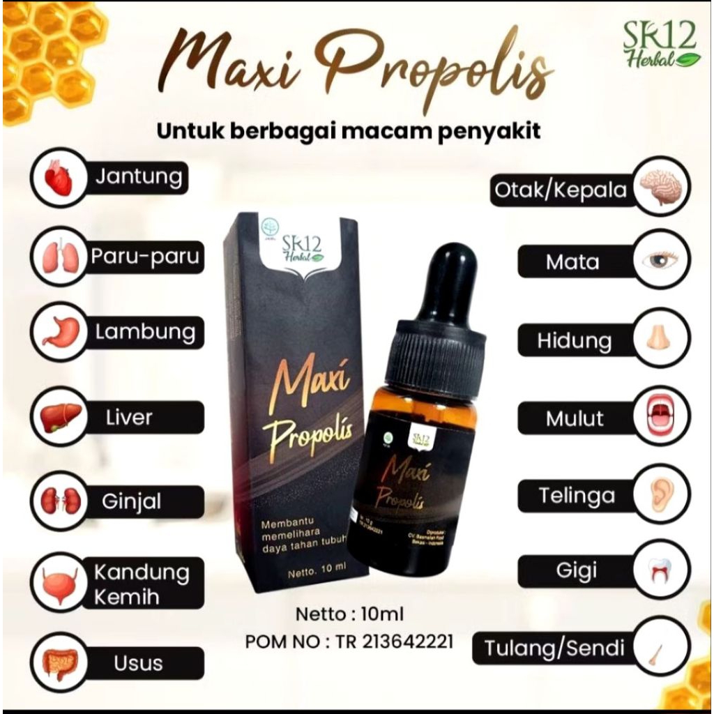 Jual Maxi propolis SR12 obat segala macam penyakit suplemen ...