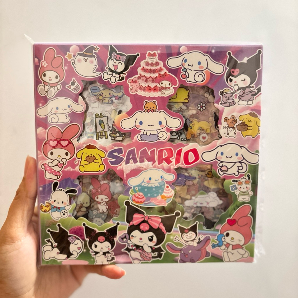 Jual STIKER 2D SENMU ISI 100 LEMBAR SANRIO LABUBU MOMO STICKER ORIGINAL ...