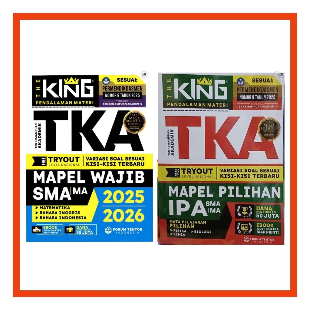 Jual Paket hemat - The king TKA MAPEL WAJIB + MAPEL PILIHAN IPA SMA/MA ...