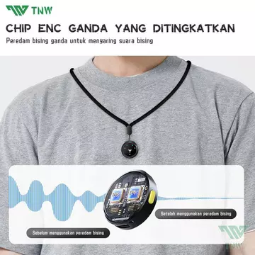 Trend TNW A28 Wireless Mic TYPE C Lavalier 40m Range ENC Wireless Microphone Magnetic Clip On