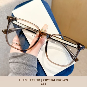 Eggry Eyewear Frame Kacamata Photocromic Anti Radiasi Blueray Minus Wanita Pria Cowok Korea