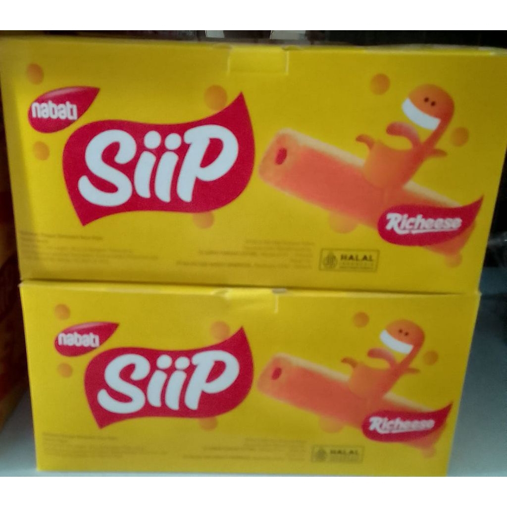 Jual Richeese Nabati Siip keju 1 box isi 20 pcs | Shopee Indonesia