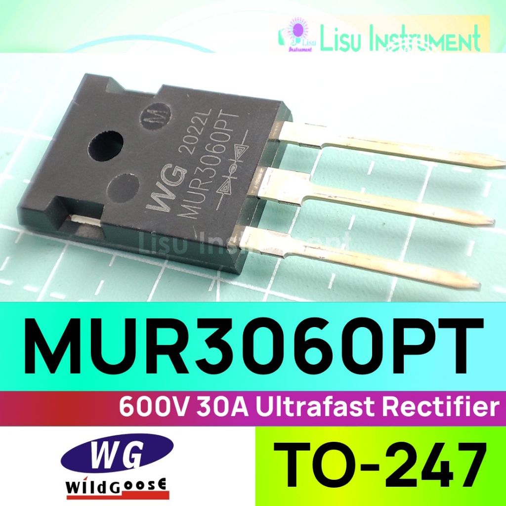 Jual MUR3060PT 600V 30A Ultrafast Rectifier Diode MUR3060 TO-247 Wild ...